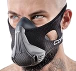 coher Training Mask Workout Breathing Mask for Men and Women - Adjustable Resistance Levels - Increase Lung Capacity and Endurance - Ideal for Jogging, Sports, Cycling, Fitness