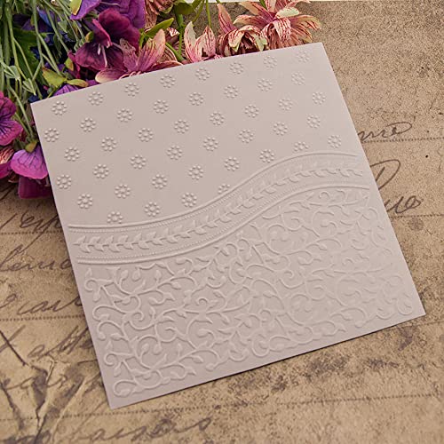 6Pcs Flower Leaf Plastic Embossing Folder Diy Craft Template Molds Stamp Stencils Scrapbook Paper Cards Photo Album Making Tool Embossing Folders Handmade Art Craft Supplies Decorating Mold #TOP1