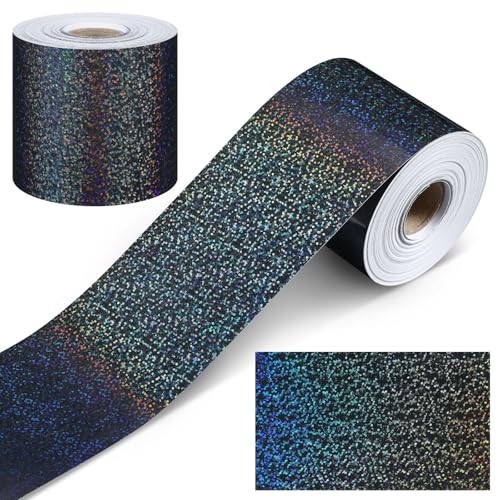 Bordure de tableau d'affichage laser à pois holographiques pour décor de classe noire
