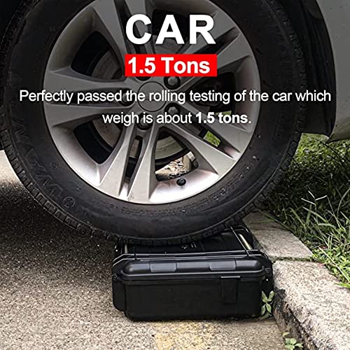 Image of Careflection Waterproof Hard Carrying Abs Double Layer Case-Can Hold Tablets,Landing Pad,Tablet Holder and Other DJI Accessories for DJI Mavic Air 2 / Air 2S (Abs), Black