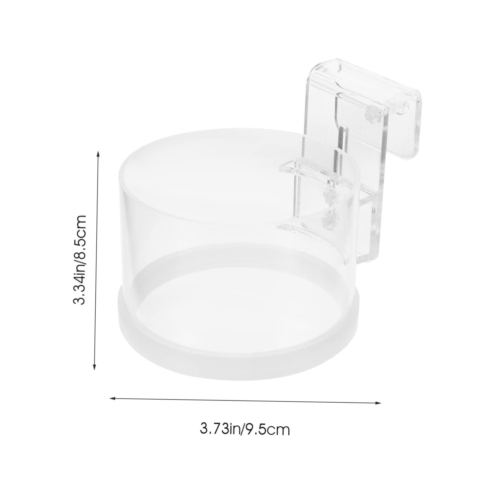 EXAOMBLE Automatic Fish Feeder Ring for Aquarium Acrylic Betta Tank Accessories Vacation Fish Feeder