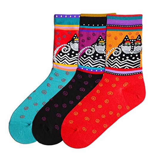 Laurel Burch Dam Livlig Natur Crew Casual Strumpor strumpor to Turkos