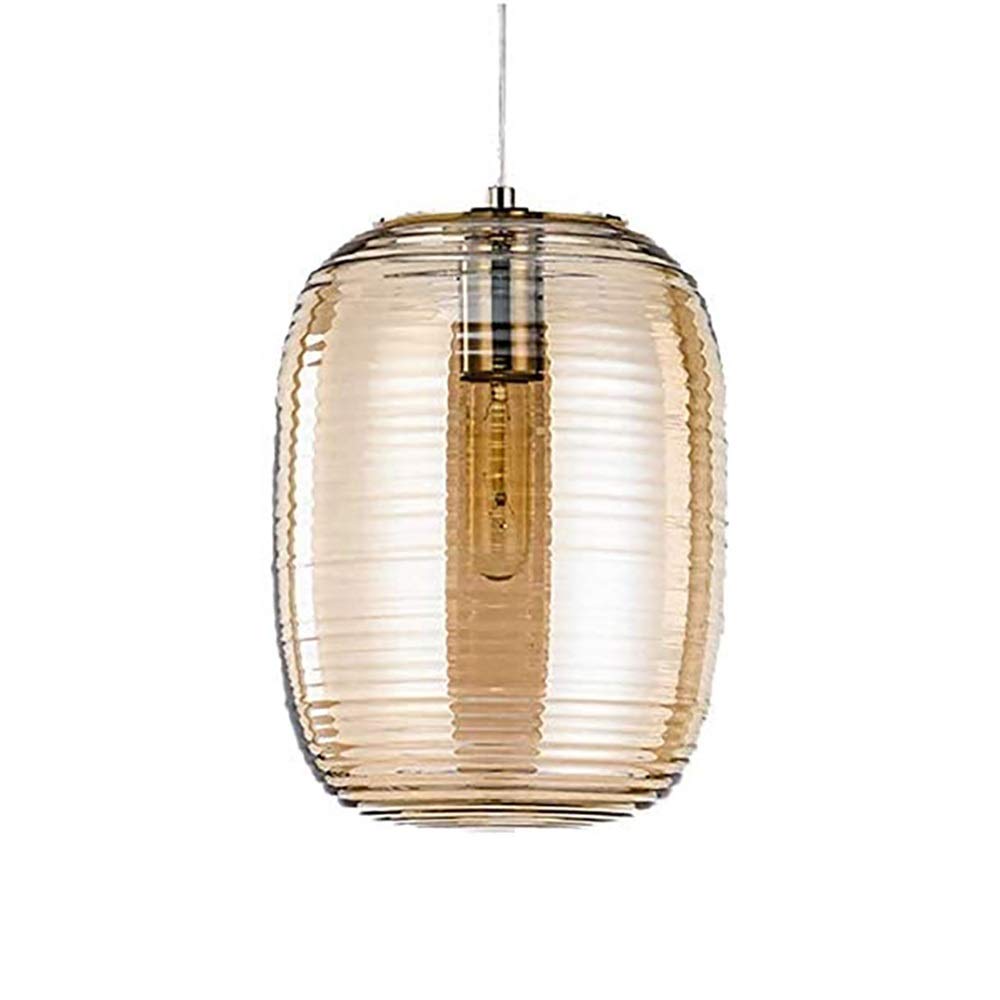 SXECAEPS Modern creative chandelier Nordic Post-Modern Glass Light Personality Study Cbar Bedroom Hanging Lamp E27 Base, Height Adjustment Dining Room