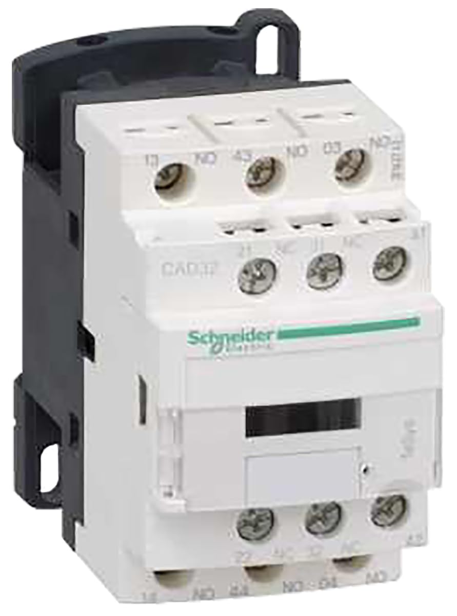Schneider Electric CAD32BL Contactor Tesys Cad-32, 3 Na + 2 Nf, Instantâneo, 10 A, 24 V Cc