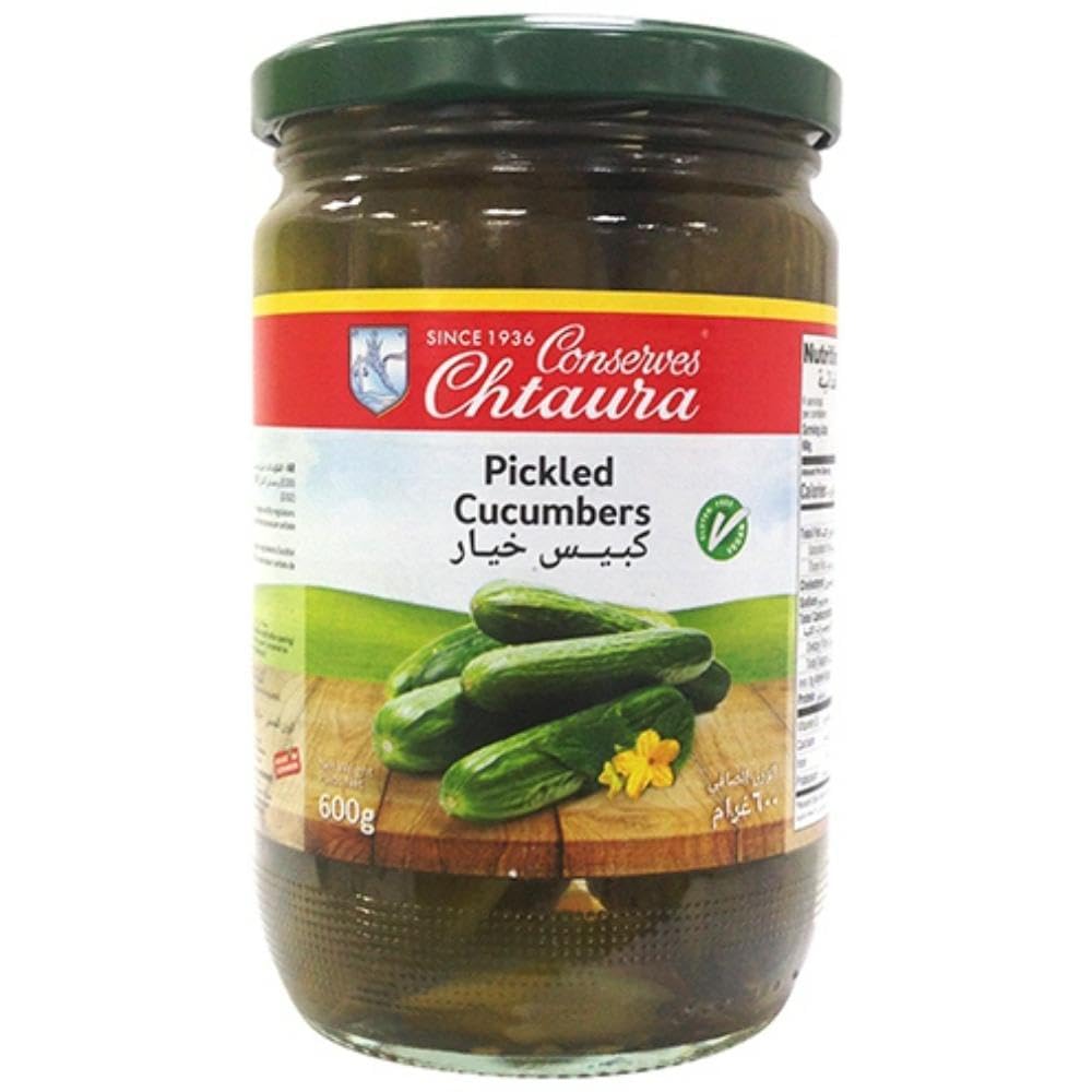 Chtaura Pickled White Cucumber in Glass Bottle 600gm