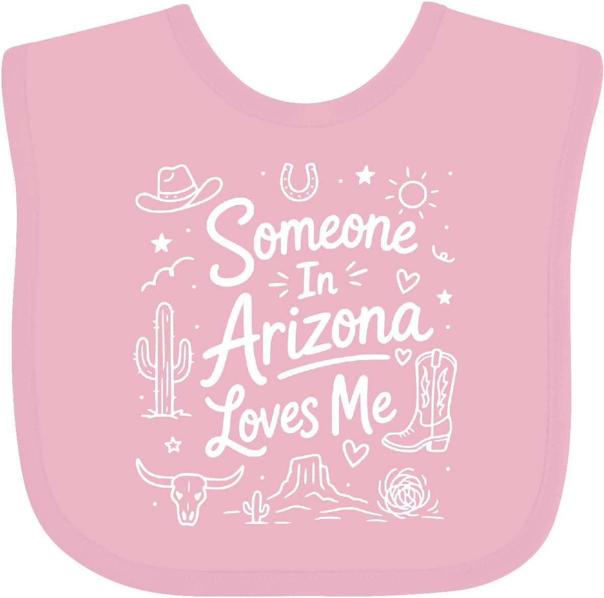 inktastic Someone in Arizona Loves Me Cute Arizonan Baby Bib
