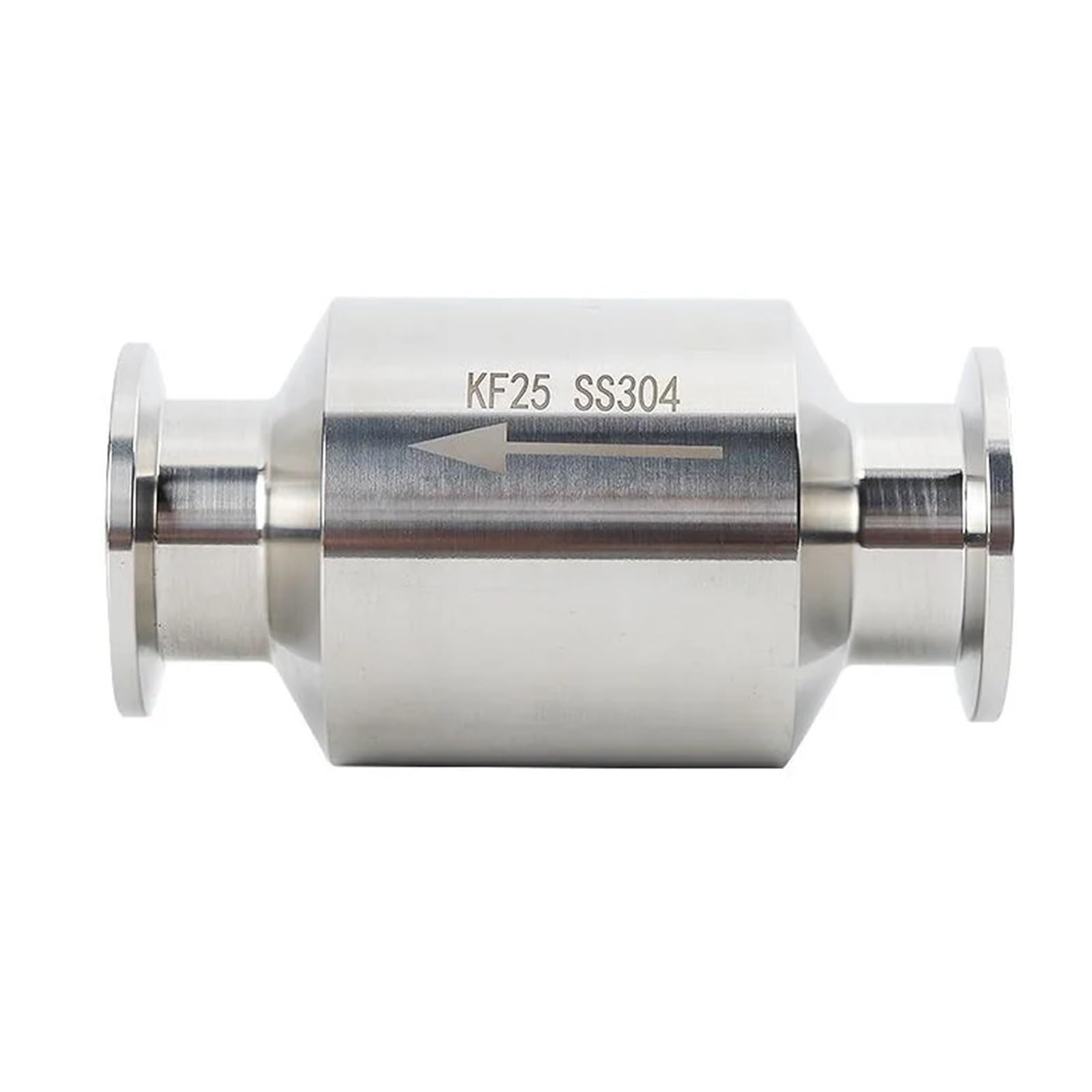 UWUKCJOKQ 1pc SS304 KF25 Vacuum Check with FKM Seal Non-Return NW40 One Way s for Pump KF16 KF40 KF50(Kf25 530g)