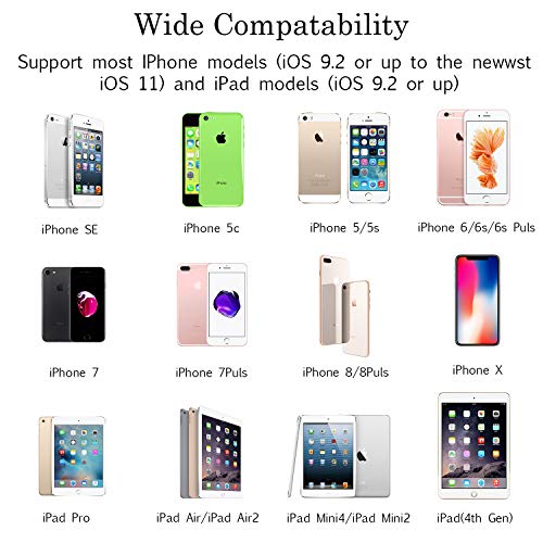 Aisonk Lightning To Hdmi Adapter With Lightning Digital Av Adapter 1080P, Lightning Charging Port White For Select Iphone Ipad And Ipod Models And Hdtv Monitor Projector(Whiite) #TOP2