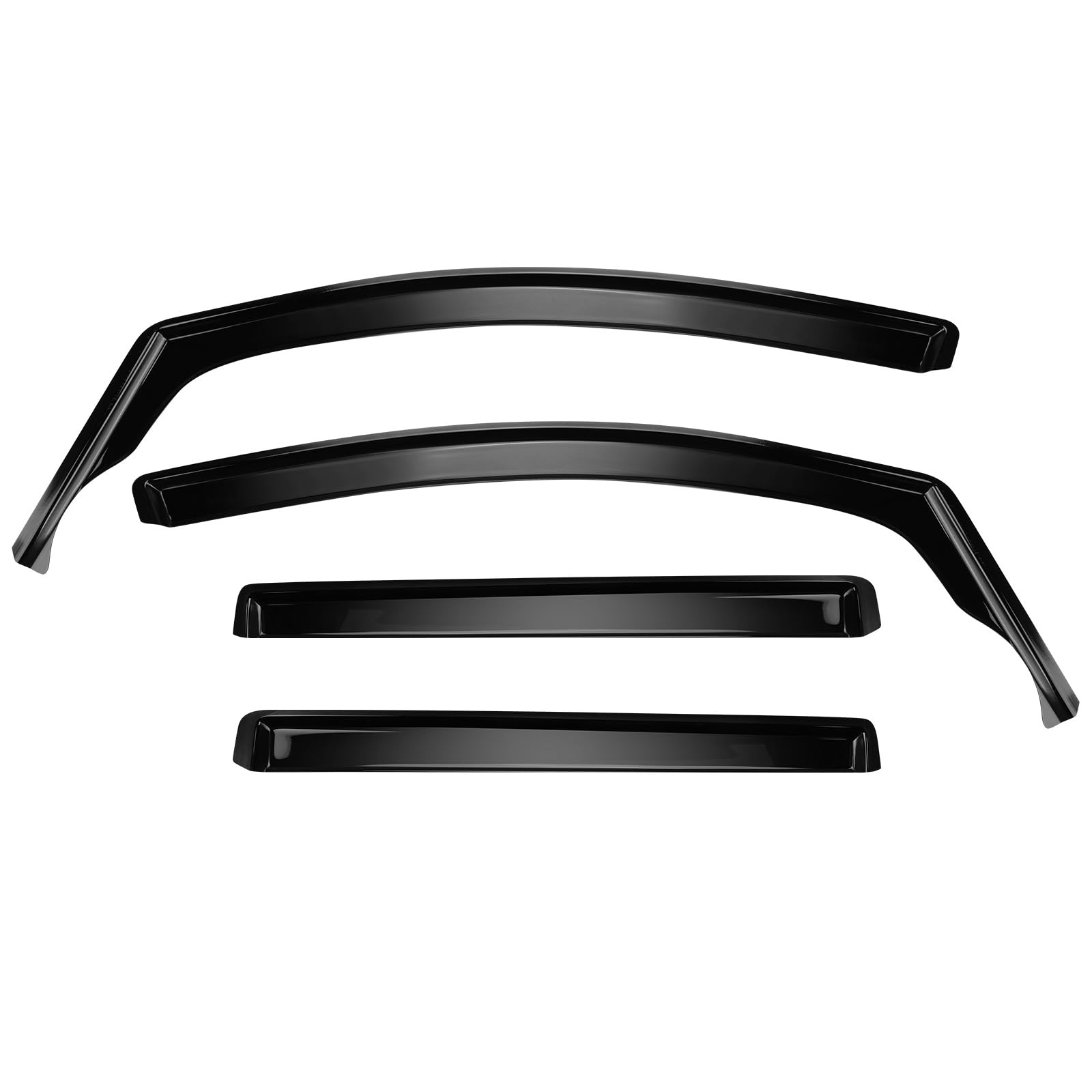 Deflettori D'aria Auto Compatibile con VW T-ouran 1T1, 1T2 2003-2010, VW T-ouran 1T3 2010-2015, 4 Pezzi Deflettori del Vento per Auto