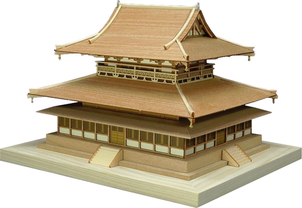 Woody Joe 1/150 Horyuji Kondo Wooden Model Building Kit (Building)