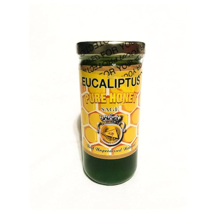 Buy Eucalyptus Sage Honey Natural Honey Cough Syrup (Jarabe De Miel