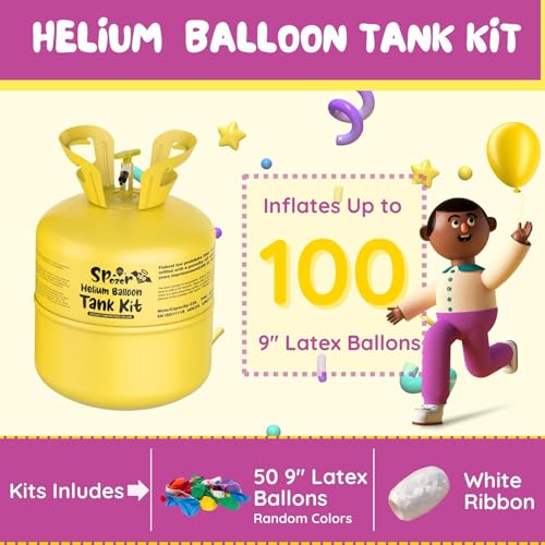 22L Helium Tank For Balloons At Home Up To 100 Latex Balloons(1 Tank) - Image 4