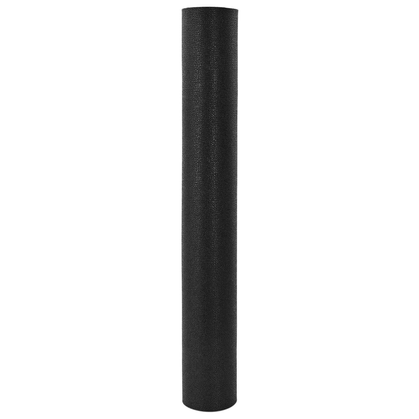 Sport-Schutzmatte aus hochdichtem PVC Schwarz x x 0, Fitnessmatte als Bodenschutzmatte und Gerätematte für Heimtrainer, Laufband, Crosstrainer, Ergometer, rutschhemmend