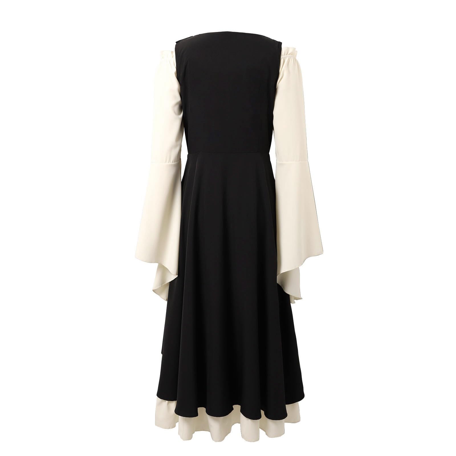 Damen Oktoberfestkleid Trachtenkleid Dirndlkleid Elegantes mittelalterliches Kleid für Frauen Gothic Cosplay historisches Gerichtskleid Halloween Party Outfit Carnaval Halloween Costume