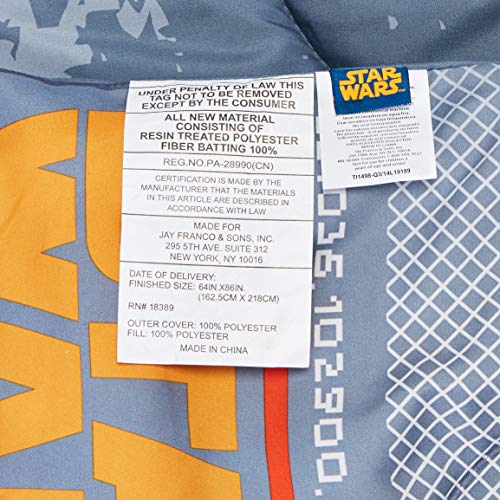 Edredón Star Wars Rebels reversible colcha acolchada doble 6