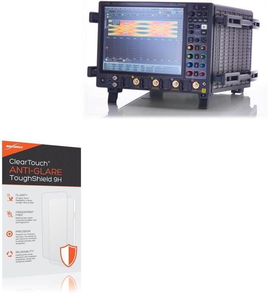 BoxWave Screen Protector Compatible with Keysight UXR0051BP - ClearTouch Anti-Glare ToughShield 9H (2-Pack), Anti-Glare 9H Tough Flexible Film Screen Protector