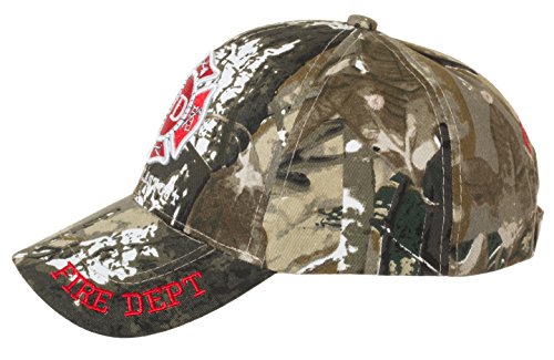 Fire Department First in Last Out Cap - Firefighter Gift - Embroidered Hat