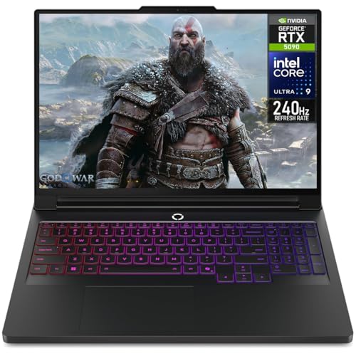 Lenovo Legion Pro 7i 16' WQXGA OLED Glossy 240Hz, Gaming Laptop - Eclipse Black, Intel Core Ultra 9 275HX 2.1GHz; NVIDIA GeForce RTX 5090 24GB GDDR7; 64GB DDR5 RAM; 2X 1TB NVMe SSD, Windows 11 Pro
