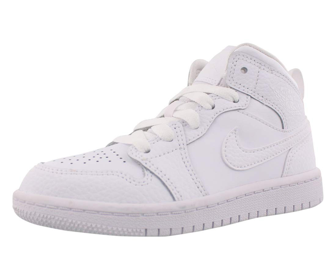 Jordan Preschool 1 MID PS 640734 130 Triple White - Size 3Y