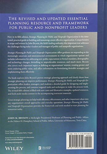 Strategic Planning for Public and Nonprofit Organizations: A Guide to Strengthening and Sustaining Organizational Achievement (Bryson on Strategic Planning) - Image 2