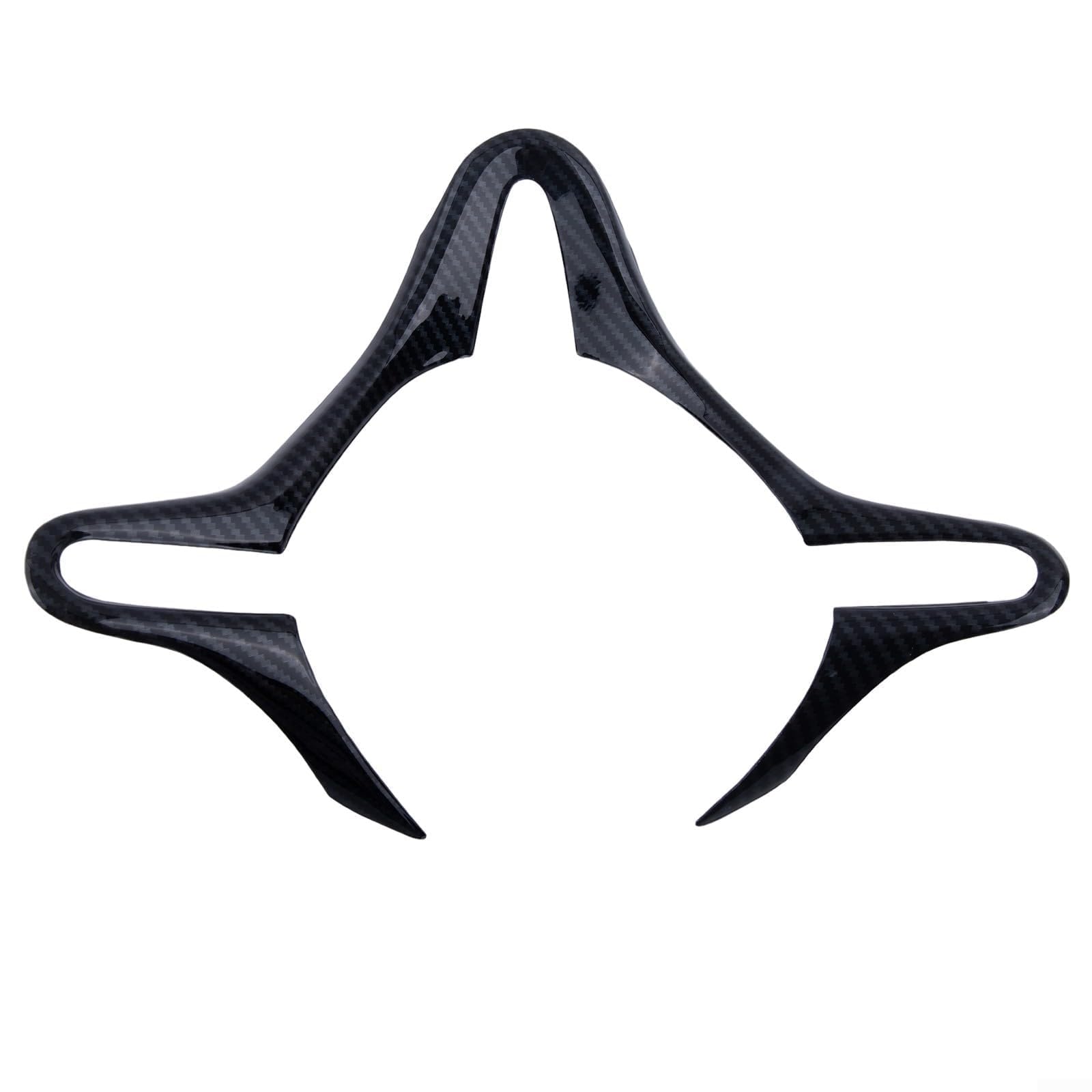 Megatwix Carbon Fiber Interior Steering Wheel Trim Designed for Honda For Civic 2006-2011 8th Generation ABS Steering Systems