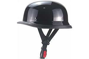 German Style Motorcycle Helmet, DOT Approved Half Helmet
