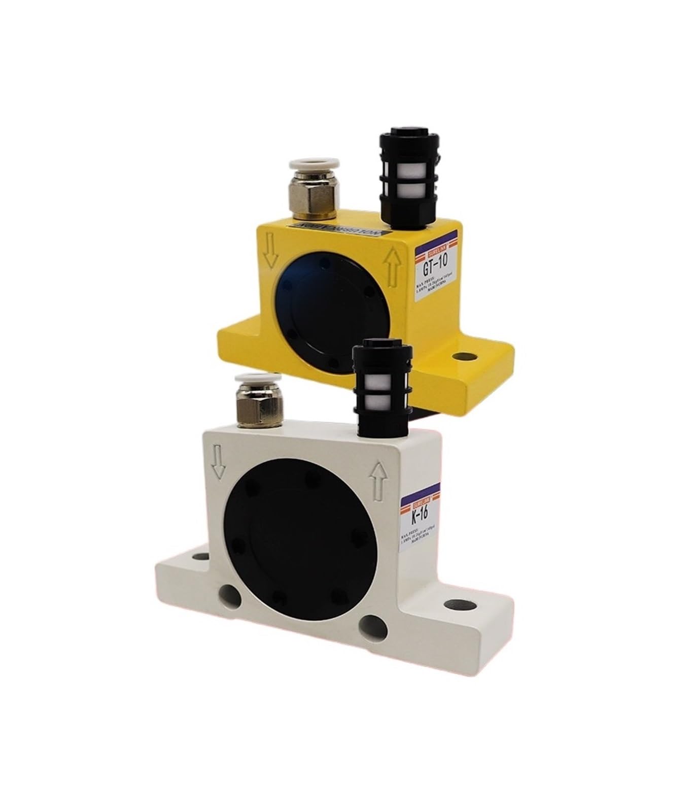 Vibrateur pneumatique à turbine GT8 K13 pour convoyeur et trémie industrielle