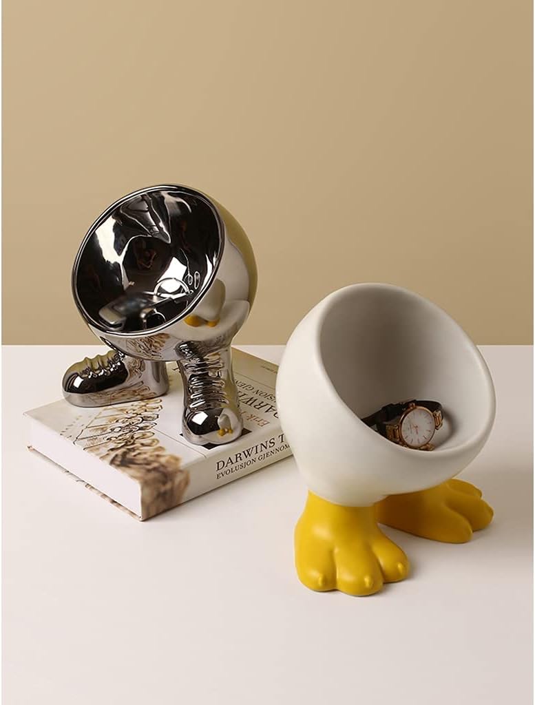 KITCISSL Key Bowl Coffee Table DecorDecorative Tray Key Tray Creative Living Room Jewelry Display Trays, Shoe Cabinet Ornaments Key Phone Change Watches Candy Entryway Tray (Color : B)
