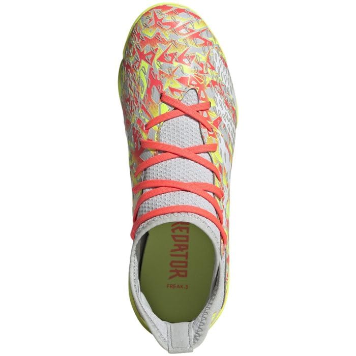 adidas Predator Freak .3 Turf Junior Clear Grey/FTWR White/Solar Yellow3