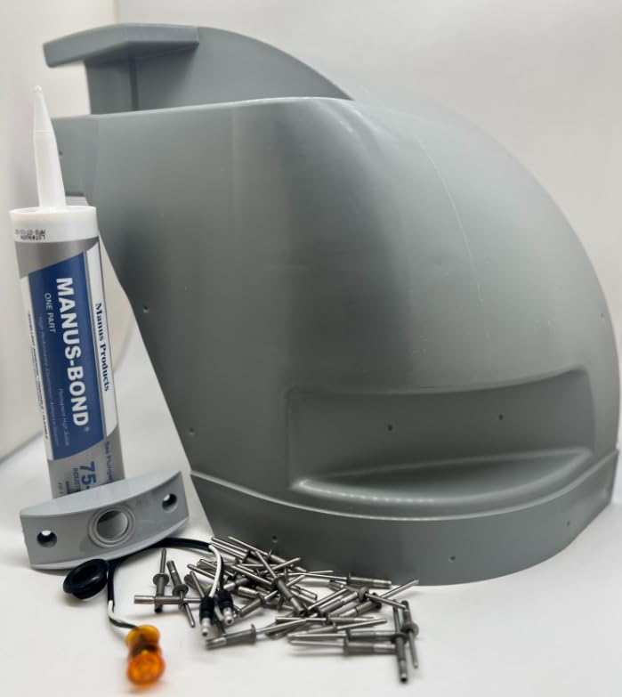 Supreme Truck Body Style Right Hand/Passenger/Curbside Front Corner Cap Complete Kit 2008-2017 Models # 116404KIT