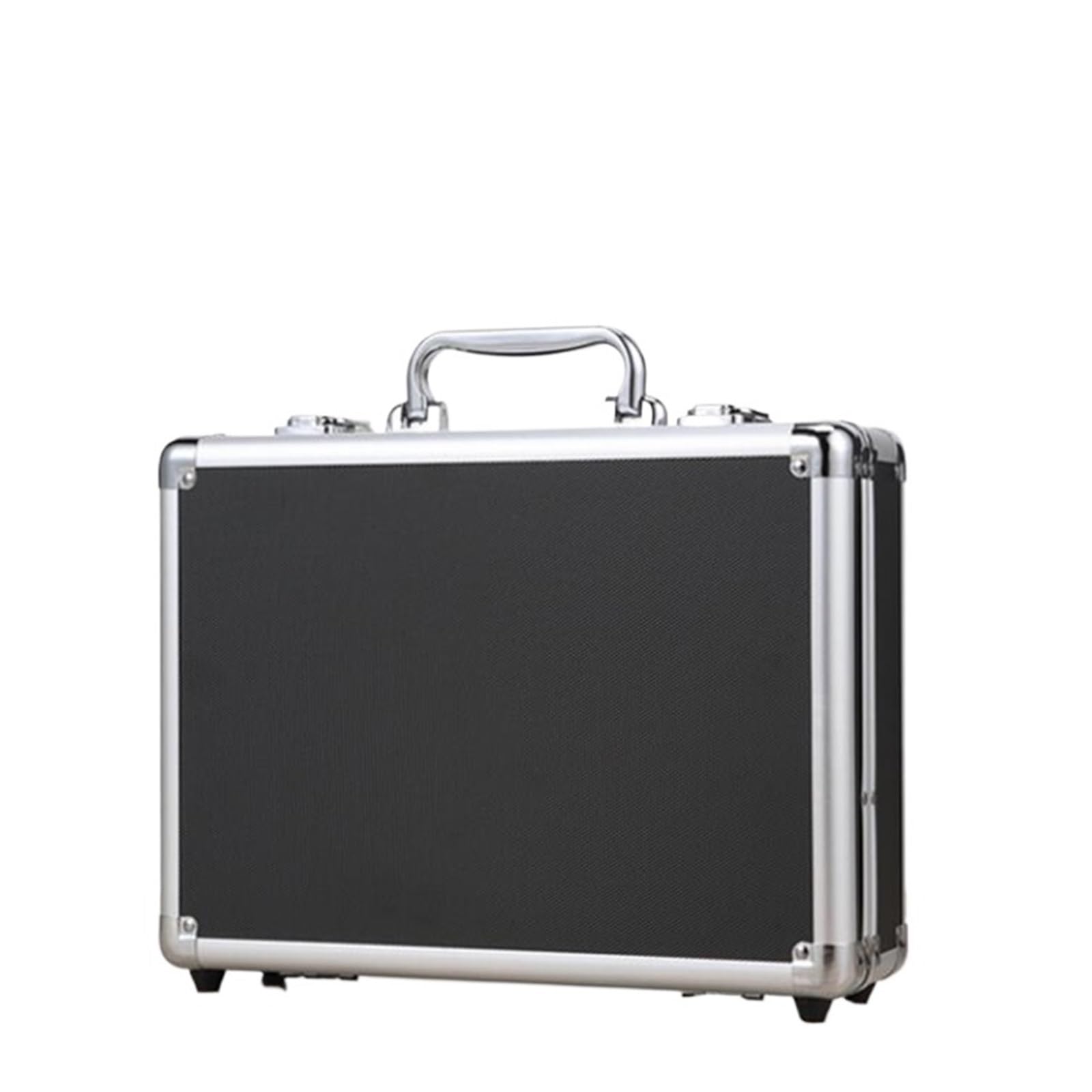 Aktenkoffer Aluminium Aluminium-Hartschalenkoffer, Aktentasche, Werkzeugkasten, Tragetasche mit Stofffutter, Flightcases, tragbarer Geräte-Werkzeugkoffer