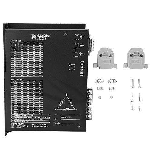 Stepper Motor Driver,AC 180-230V Nema 42/52 3 Phase Stepper Motor Driver Adjustable Stepping Controller