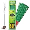Mosquito Repellent Incense Sticks 50 Pieces per Box, for Patio/Natural Ingredients Citronella Oil/Lemongrass Oil/Made with Natural Based Essential – DEET Free Outdoor