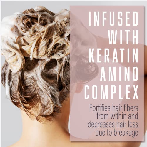 Keranique Keratin Shampoo And Conditioner Set For Dry Thinning Hair, Sulfates/Parabens Free, Stimulates Scalp To Nourish/Rejuvenate Hair Follicles For Healthy Thicker Fuller Hair 4.5 Oz Each #TOP3