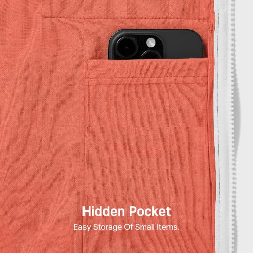 Image of Ohoo Mens Slim Fit Sleeveless Lightweight Zip Up Hooded Sweatshirt Vest Hoodie