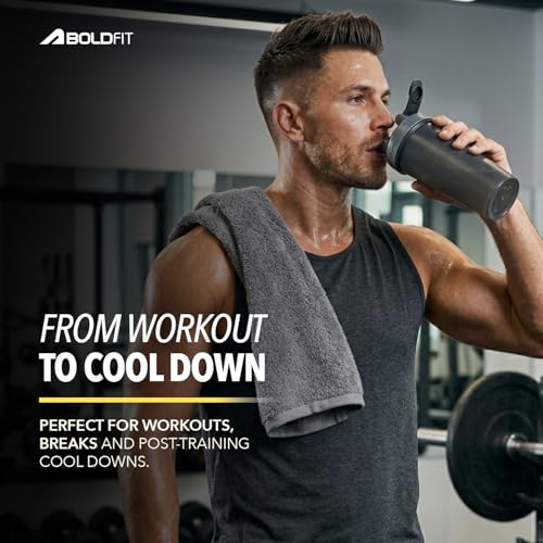 Image of Boldfit Microfiber Gym Towel for Men & Women Ultra Soft for Face Thin Quick Drying Lightweight Towel for Gym, Spa, Swimming, Sweat Absorbent for Men & Women Ultra Super Soft Lightweight Quick Drying