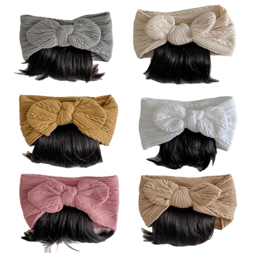 Newborns Hairpiece Headwear Baby Girls Cosplay Headband with Lovely Bowknot Decor Festive Hair Accessories4