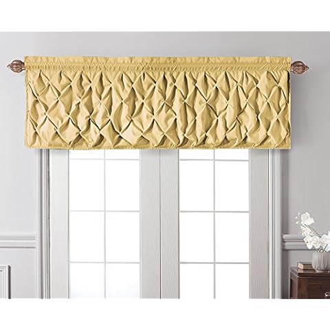 VCNY Home Carmen Window Valance, Yellow Cover