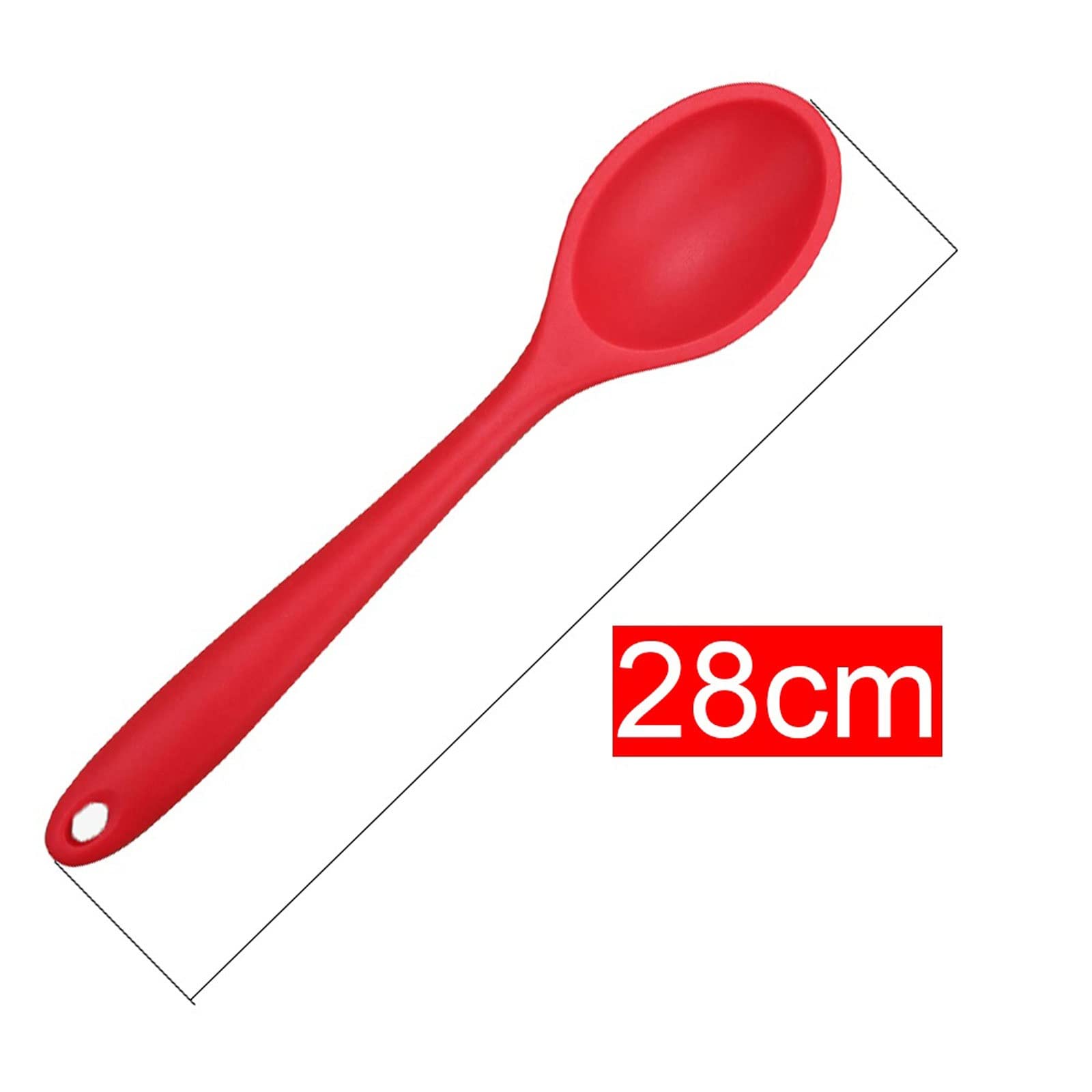MUZIT Mestolo da zuppa, Cucchiai da zuppa Uso Domestico Cucchiaio Grande in Silicone con Manico Lungo Mestolo da miscelazione di Alta qualità Cucina Cucchiai da zuppa Stoviglie Cucina, Sala da Pranzo