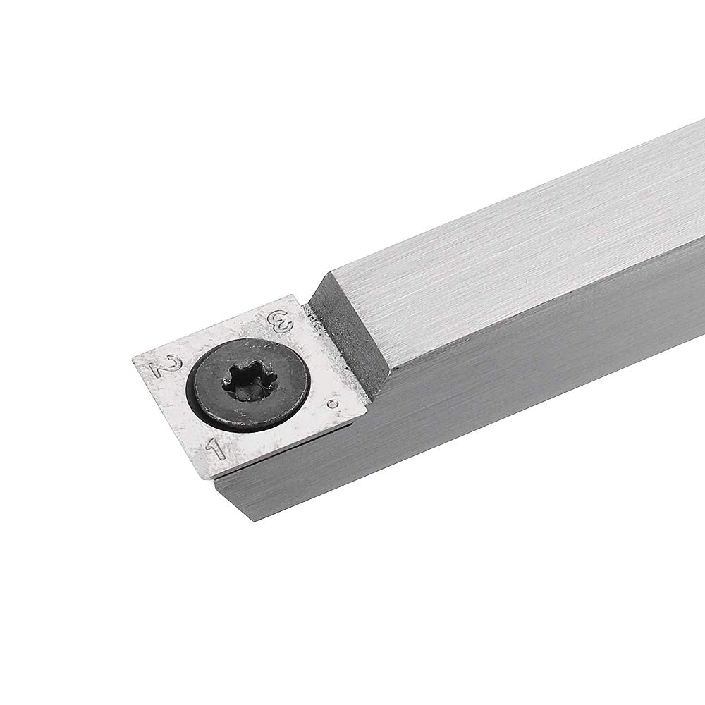ChaRLes Tour De Bois Tournage Outil Carbure Insert Cutter Outils Tige Carrée Avec Poignée En Bois Outil De Menuiserie - C