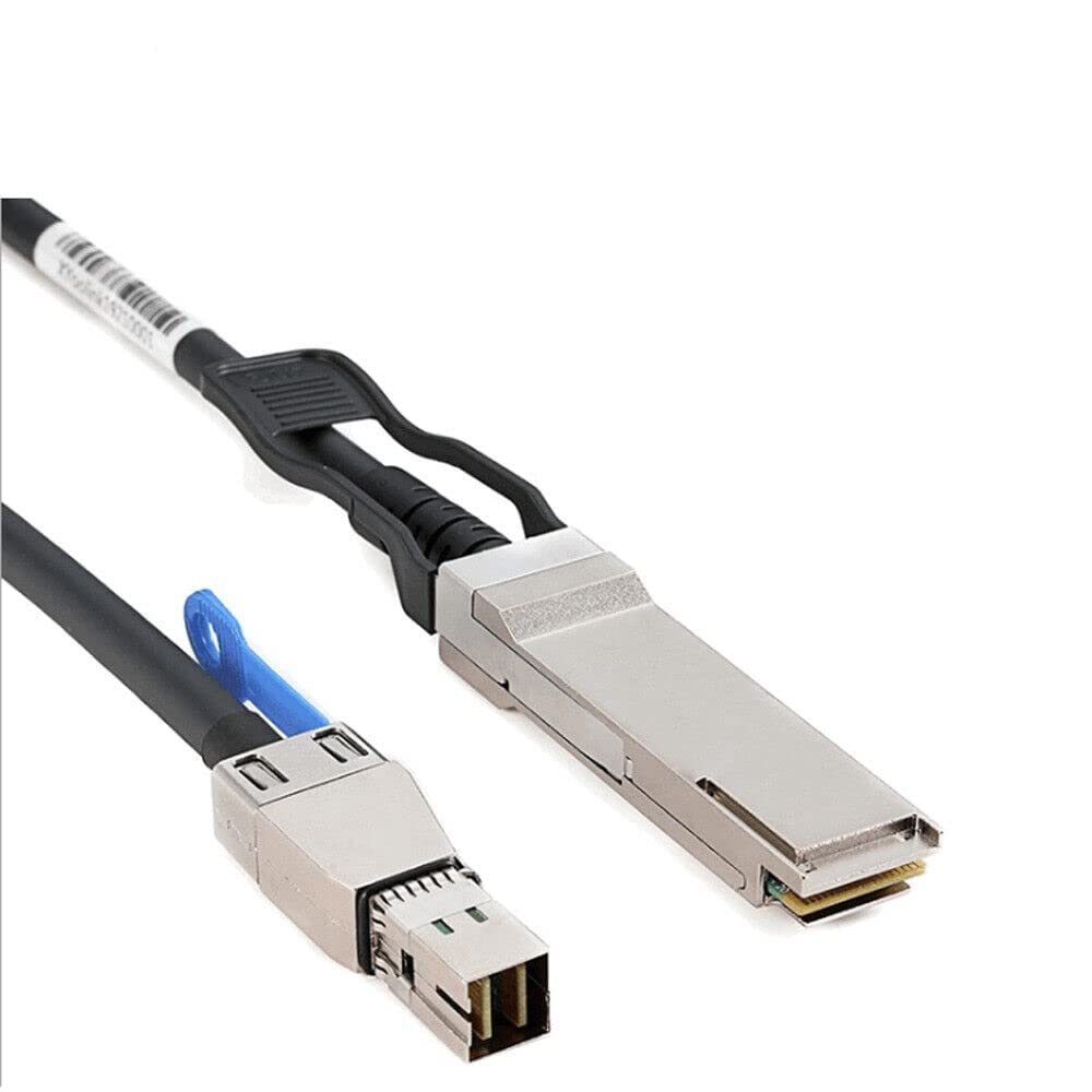 MiniSAS HD SFF-8644 to QSFP 40G SFF-8436 Server Connection Cable (2m,Black)