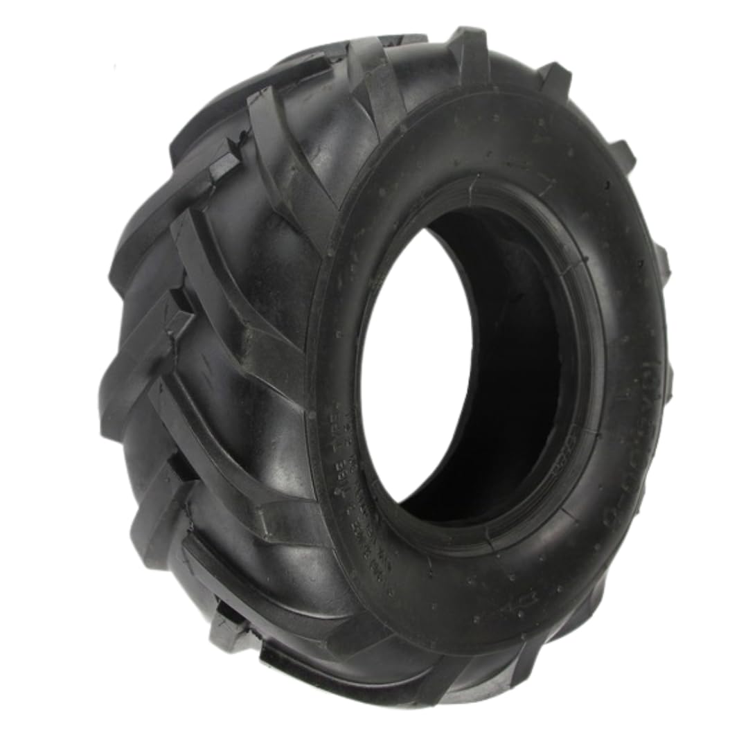 13x5.00-6 Pneu de rechange pour motoculteur | Pneu en caoutchouc 13 pouces pour motobineuse | Ø 32,5 cm | Largeur de profil 11 cm | Pneu pour motoculteur et motobineuse