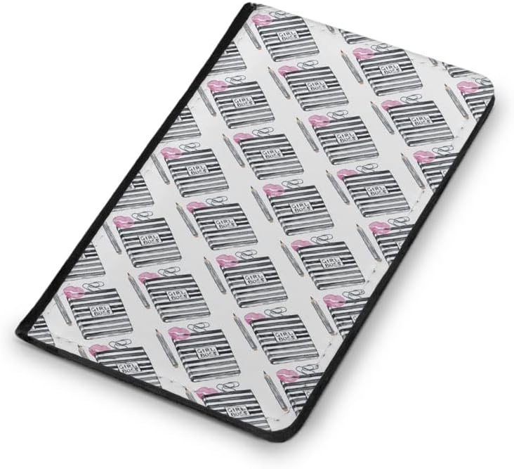  | GIRL PLANNER BOSS PATTERN 2 FLIP WALLET TRAVEL PASSPORT ID HOLDER ITINERARY ORGANIZER COVER | Passport Covers