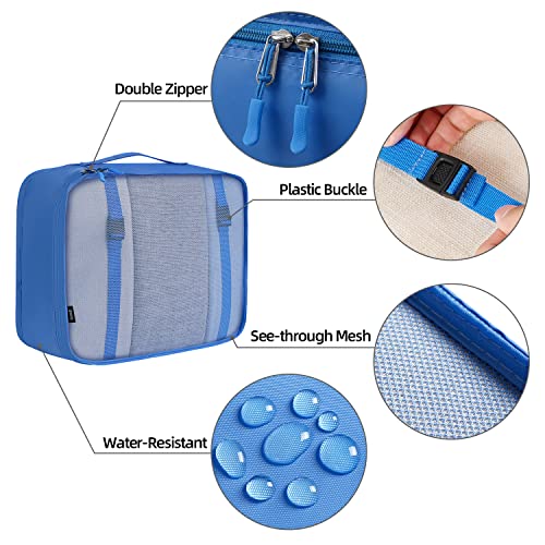 Image of BAGAIL 6 Set /8 Set /10 Set Packing Cubes Various Sizes Packing Organizer for Travel Accessories Luggage Carry On Suitcase