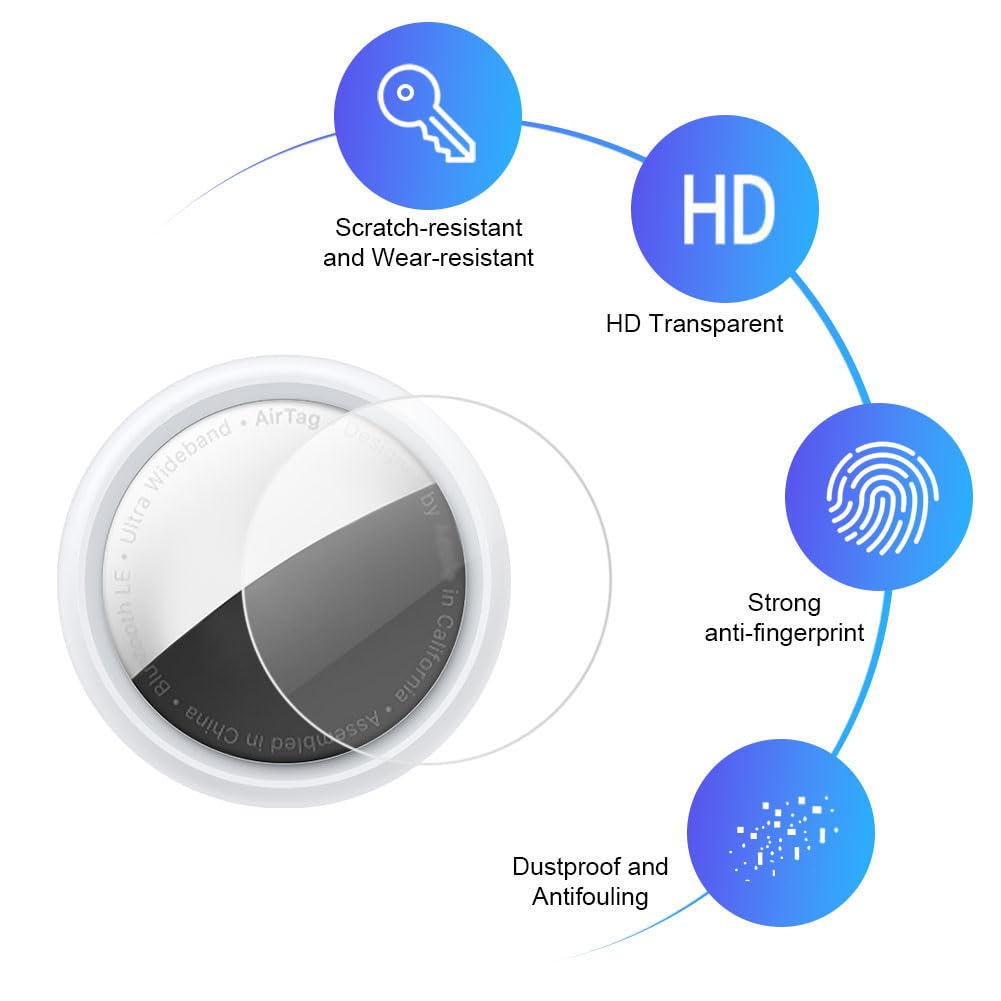 AXFEE Étui de Protection en Cuir pour Apple AirTag 2023, Porte-Clé, Anti-Chute et Anti-Rayures, Portable Key Finder pour Clés, Enfants, Animaux, Gris - 5