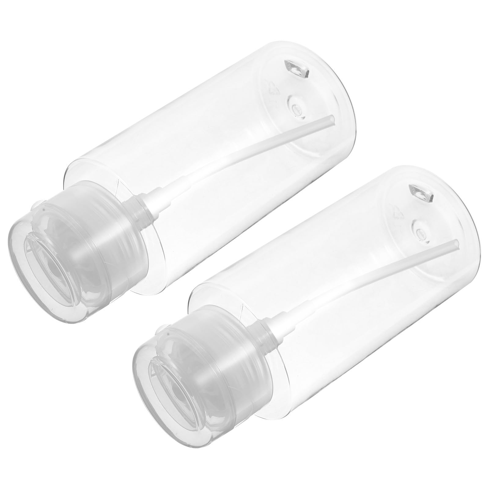 VANZACK 2 Pezzi Flacone con Pompa 300ml in Plastica Riutilizzabile, Leggero e Facile da Premere, Contenitore Cosmetico per Viaggio e Uso Quotidiano