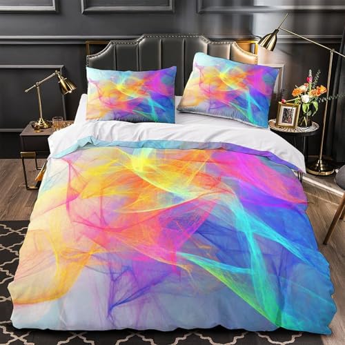 Housse de couette de qualité supérieure 140x200 parure lit microfibre 3D durable