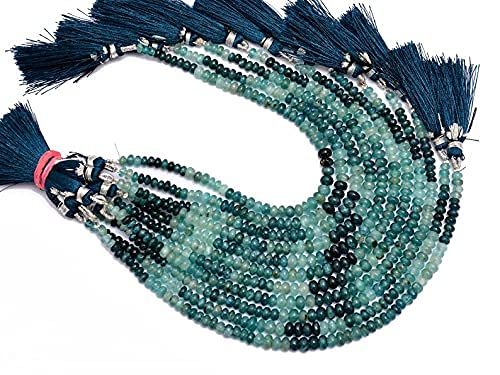 Rondelles de pierres semi-précieuses AAA+ grand rondelle lisse 4 mm 5 mm 6 mm pour bijoux DIY