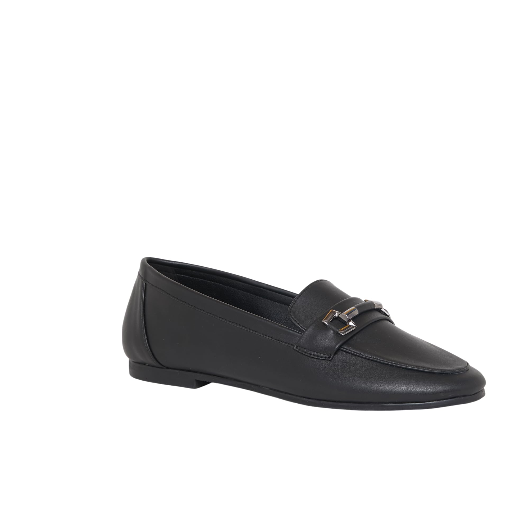 camlee comfort Kiko Metal Bit Loafer – Black-picture-19