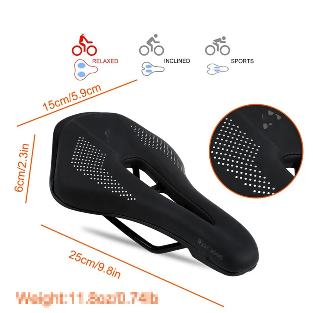 Ultralight Road Bike Sella MTB Naso Corto Sedile Della Bicicletta Cuoio DELL'UNITÀ di elaborazione